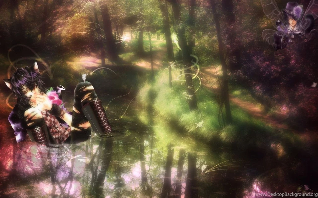 Cat's Fairy Forest  Wallpapers By Cainael On DeviantArt