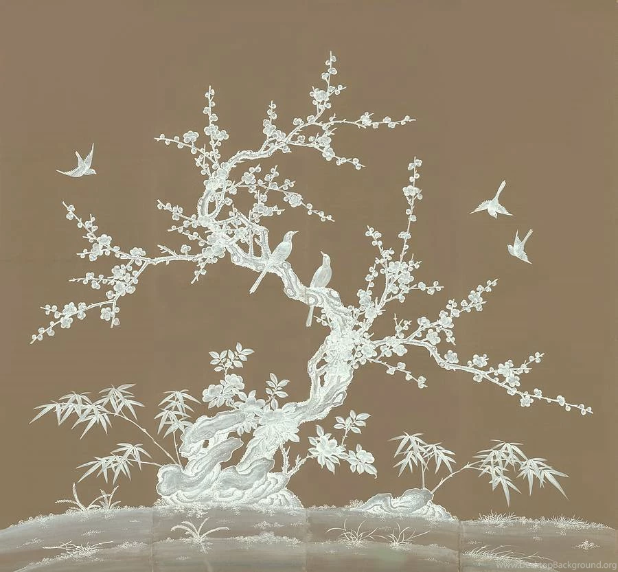 Porcelain Bird Chinoiserie Wallpapers By Peacock And Piano ...