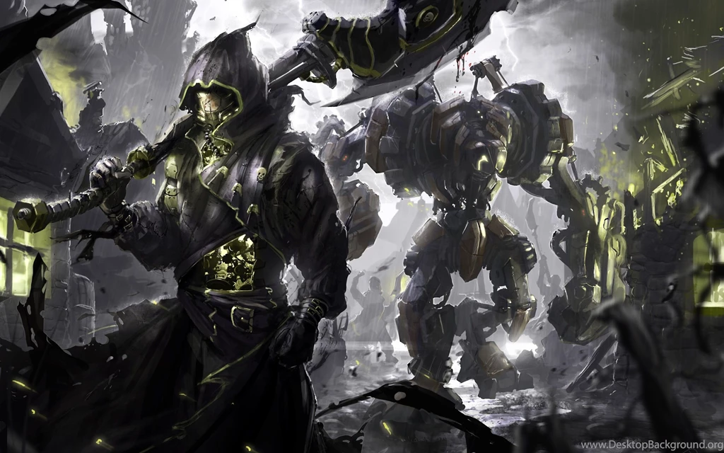 Paintings Robots Futuristic Mech Armor Artwork Wallpapers ...