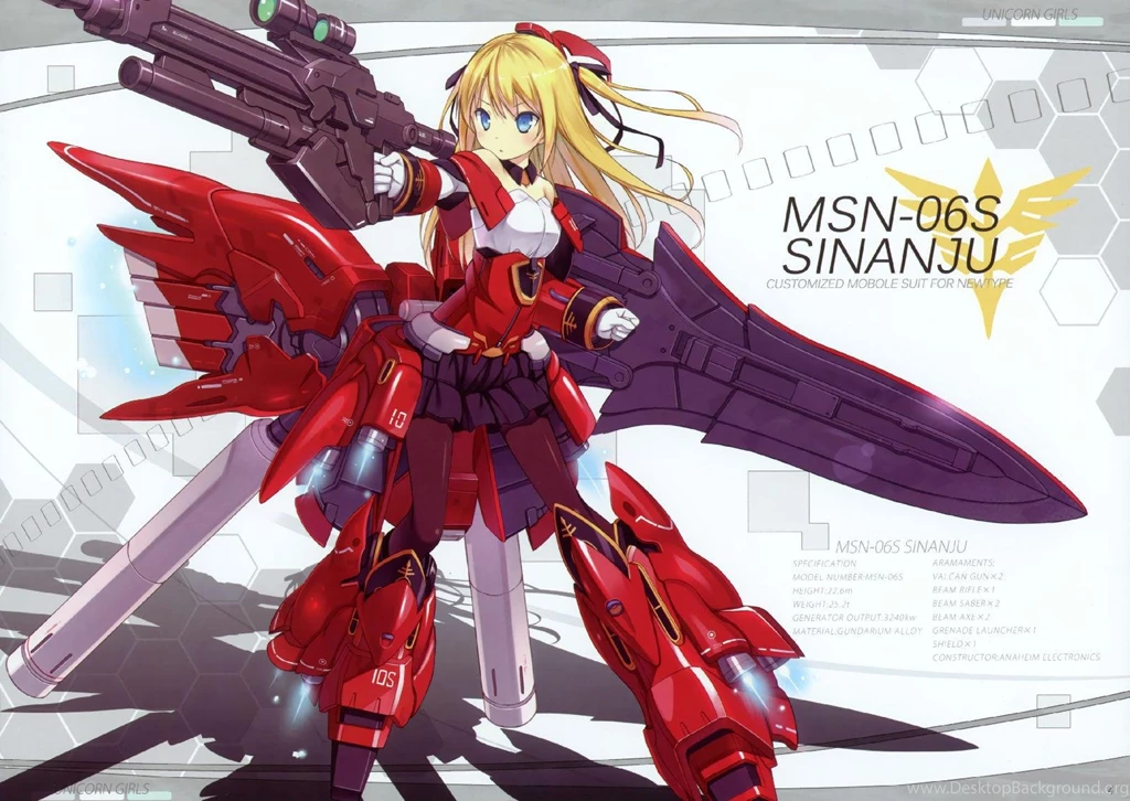 Red Mech Stratos Girl   (