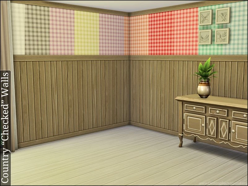 Country Style Checked Walls « Deborah Knox – Writer ...