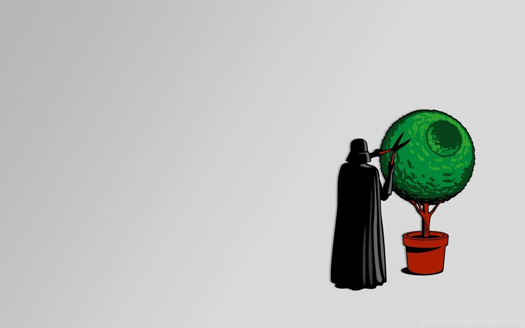 Star Wars, Trees, Funny, Simple Background, White Backgrounds ...