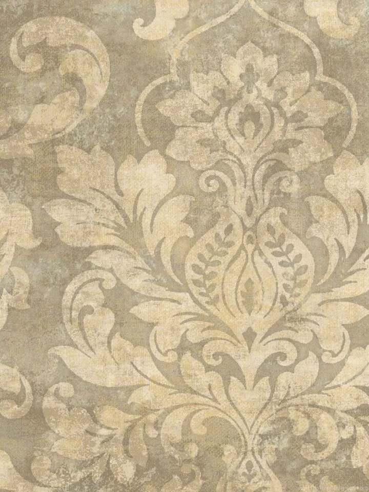 Interior Place Dark Beige Plaster Damask Wallpaper, $29.99 (http ...
