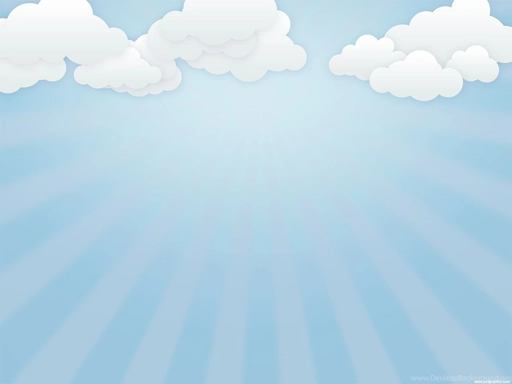 Cloudy Sky Cartoon Backgrounds