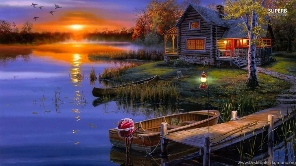 Lakeside House Wallpapers