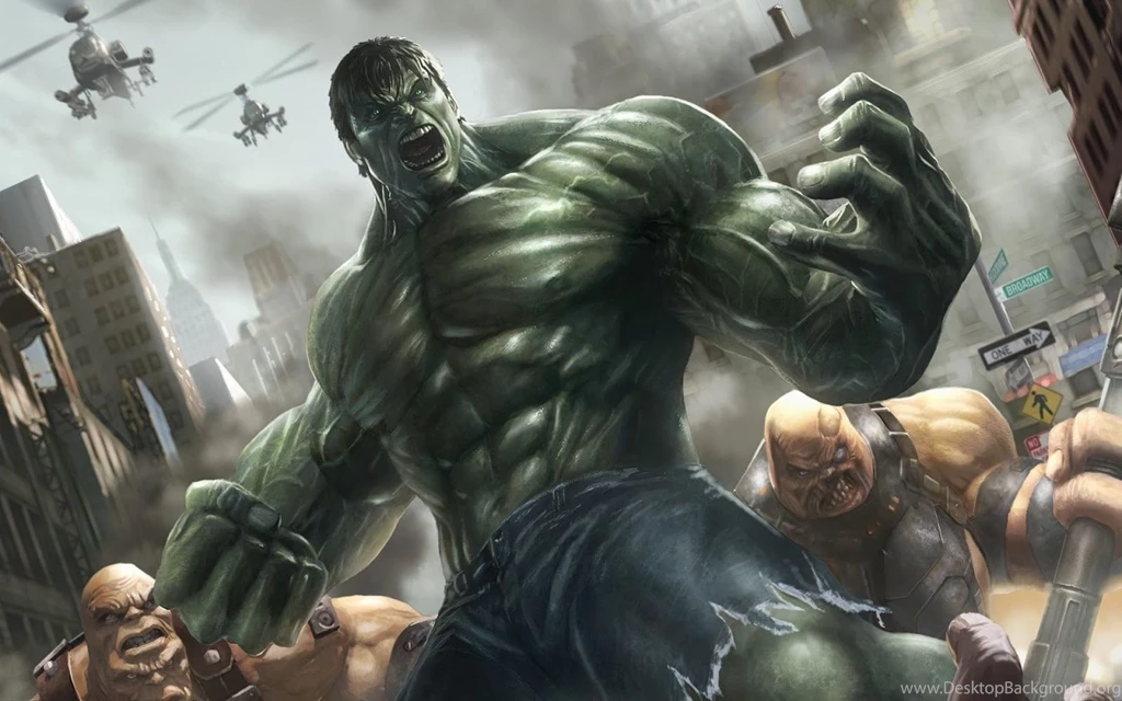 3D Hulk Cartoon