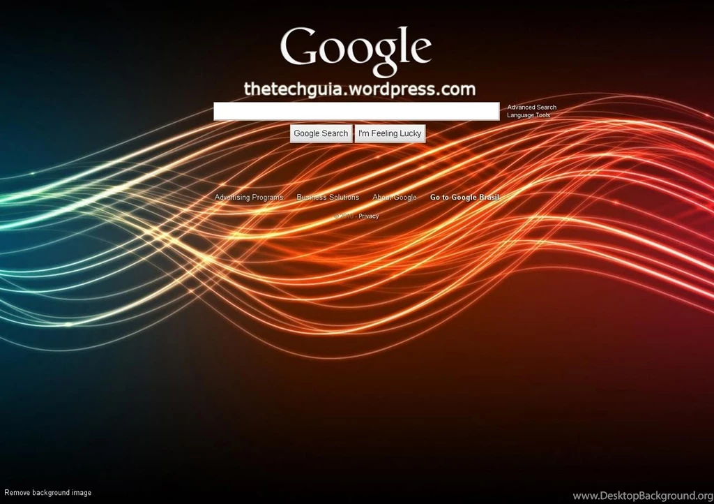Google Strikes Again With Custom Backgrounds Image For Homepage ...