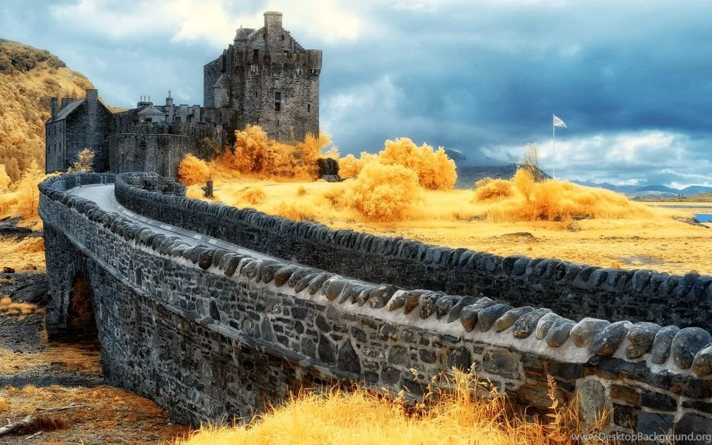 Eilean Donan Castle Infrared 590 By MyINQI On DeviantArt