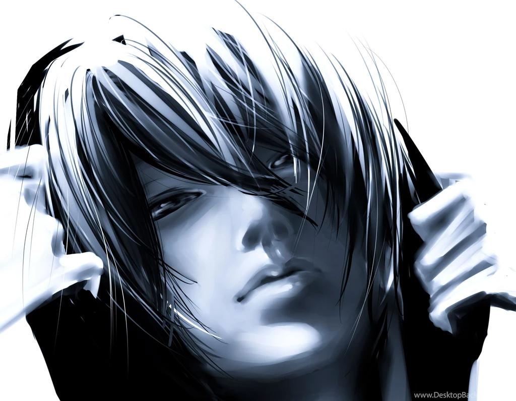2480x1926px Boy Anime Grey Dull Look