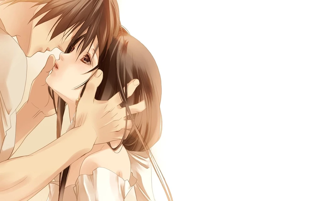 Couple Lips Kiss And Romance Animation