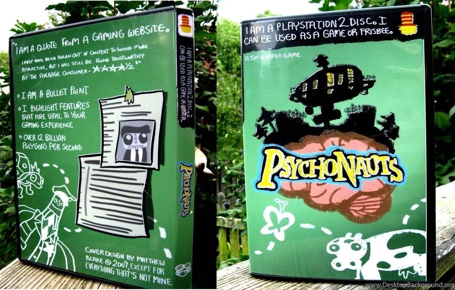 Psychonauts Cover By BrianDanielWolf On DeviantArt