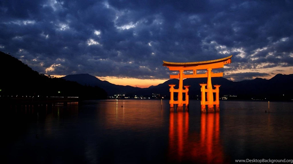 Water Japan Shrine Wallpapers (
