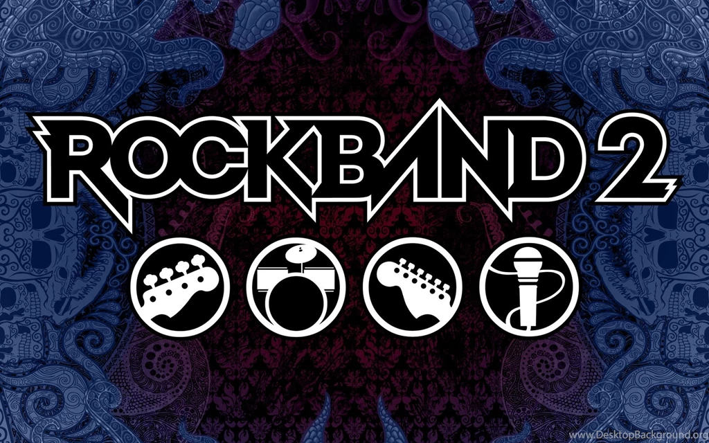Rock Band 2 Logo Desktop Wallpapers 1644