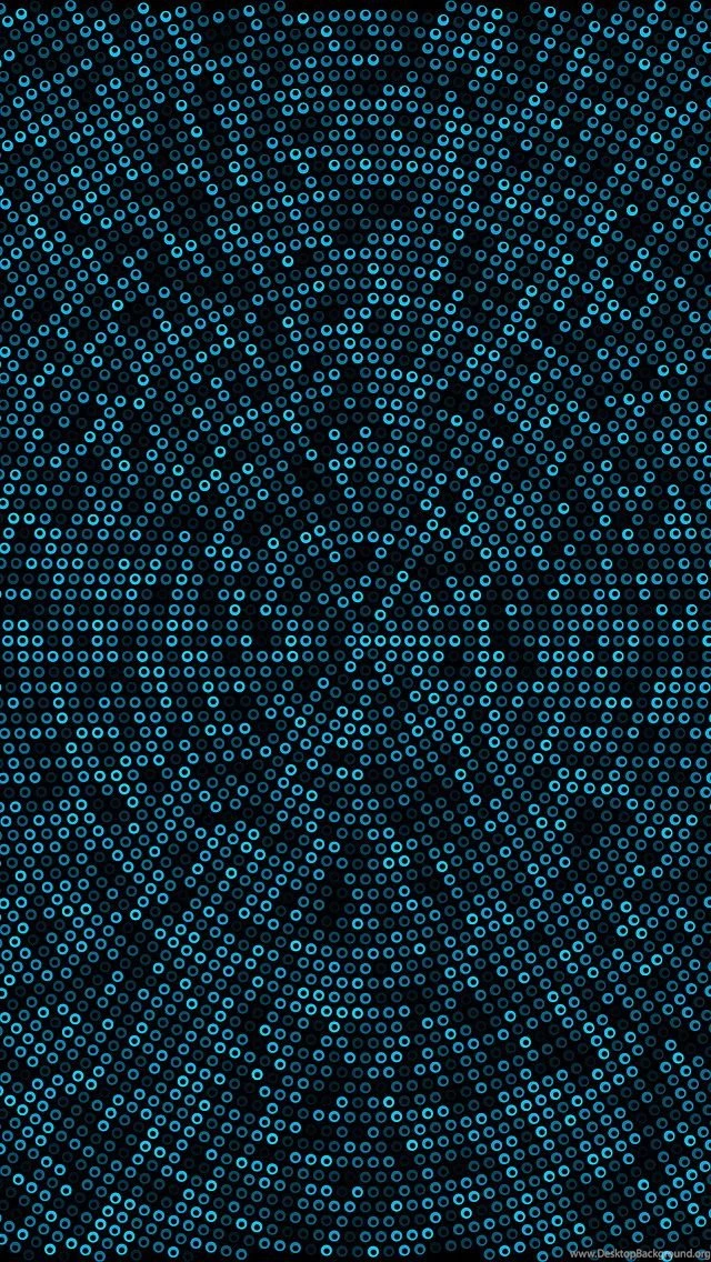 Tiny Blue Circles iPhone 5 Wallpapers (640x1136)