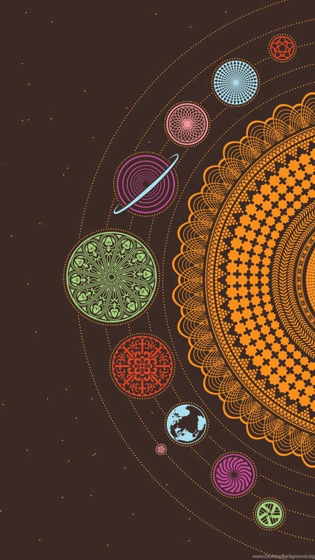 The Solar System iPhone 5 Wallpapers (640x1136)