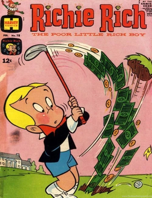 Cartoon Kids Richie Rich Play Golf, Richie Rich Wallpapers And ...