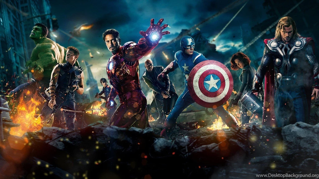 The Avengers Iron Man Tony Stark Hulk Captain America Steve Rogers ...