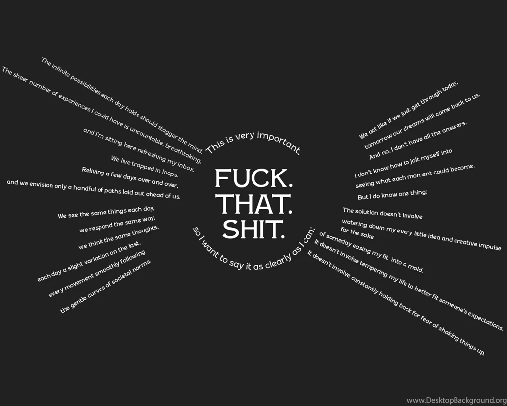 Source Code To Your Life.: Wallpaper a day