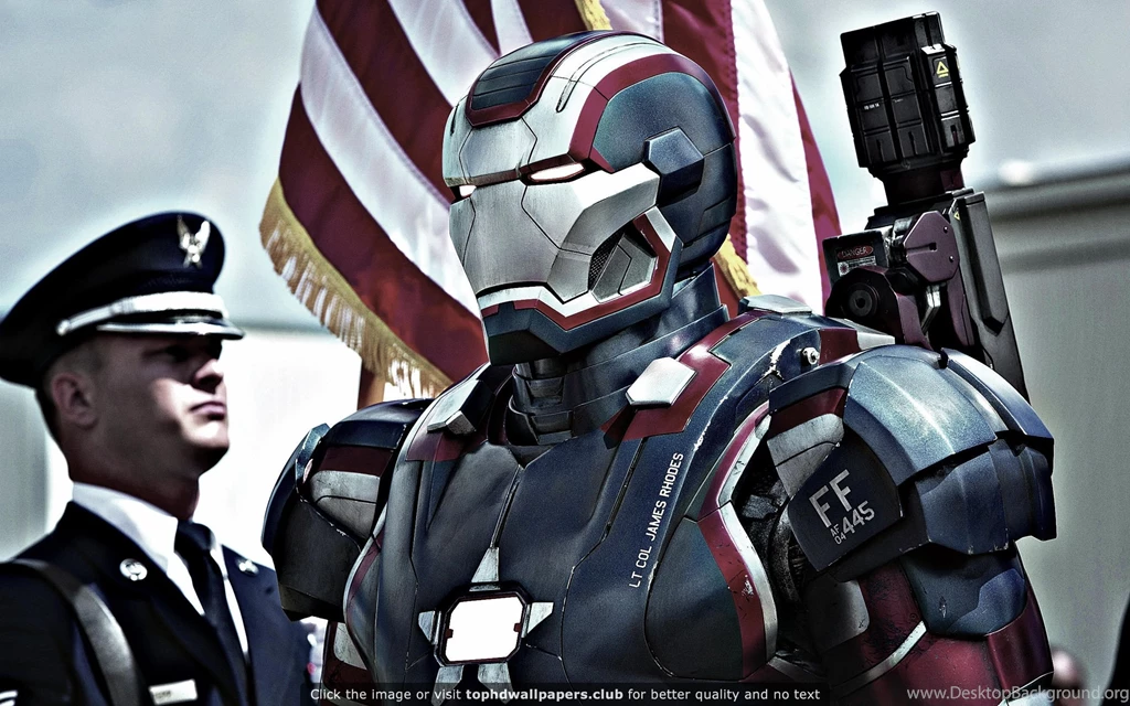 Iron Patriot In Iron Man 3 4K Or HD Wallpapers For Your PC, Mac Or ...
