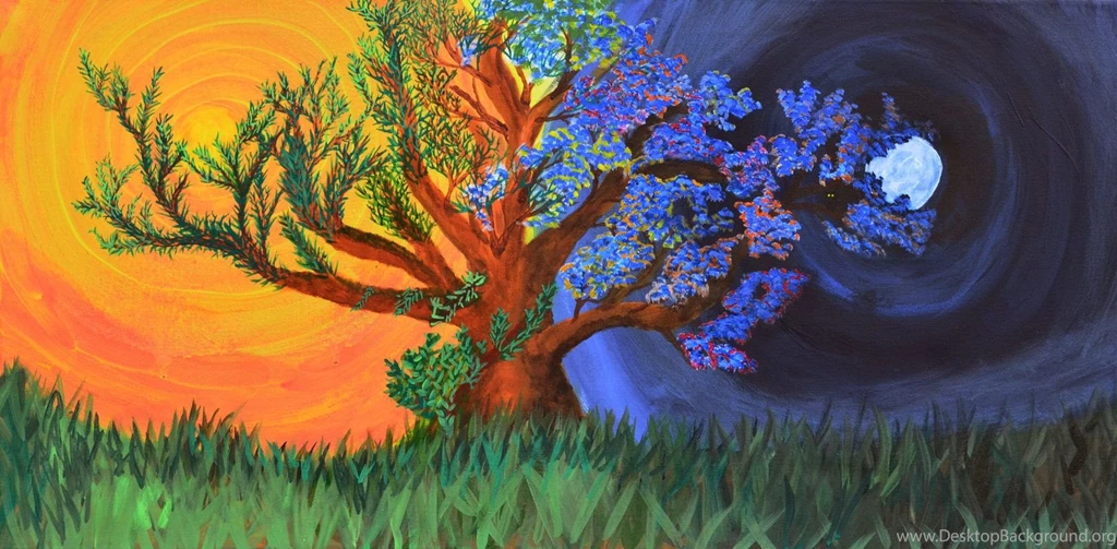 Tree Of Day And Night By Faafexloom On DeviantArt