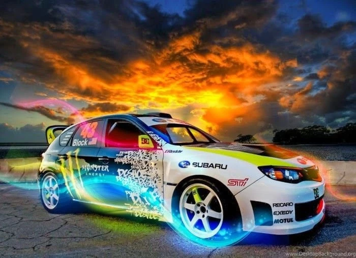 Ken Block Subaru Impreza STI WRX Abstract Wallpapers