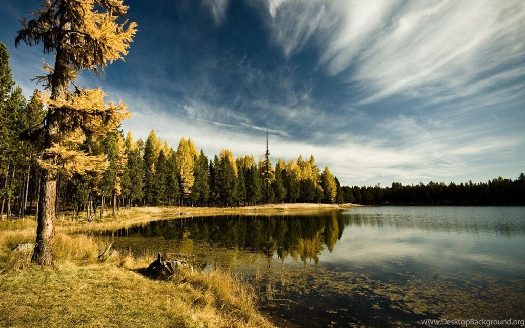Lake In Early Fall Wallpapers Hd   Free Android Application ...