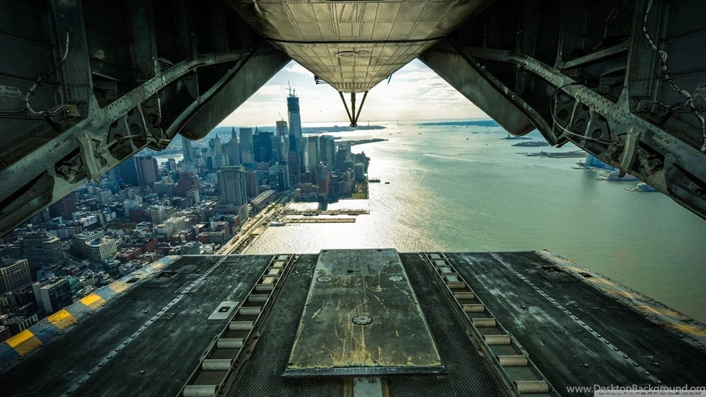 New York As Seen From An Aircraft HD Desktop Wallpapers ...