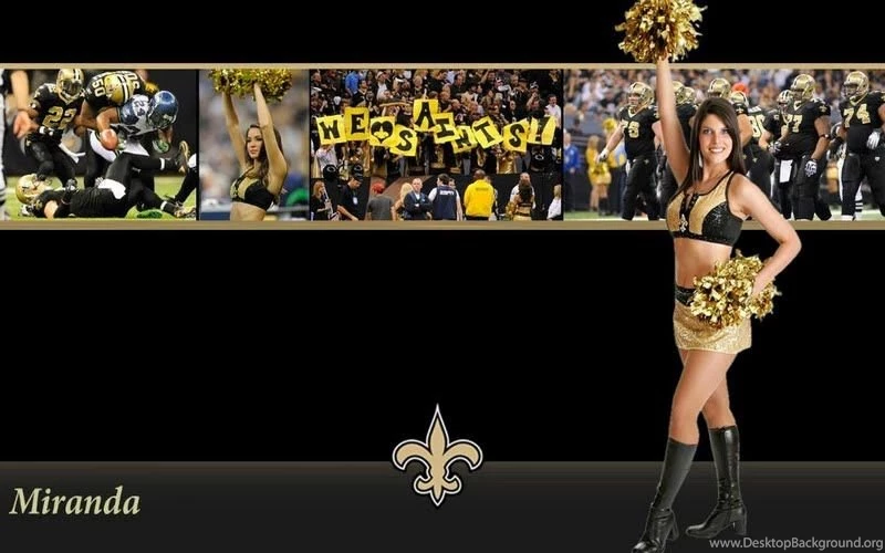 New Orleans Saints Cheerleader Wallpapers