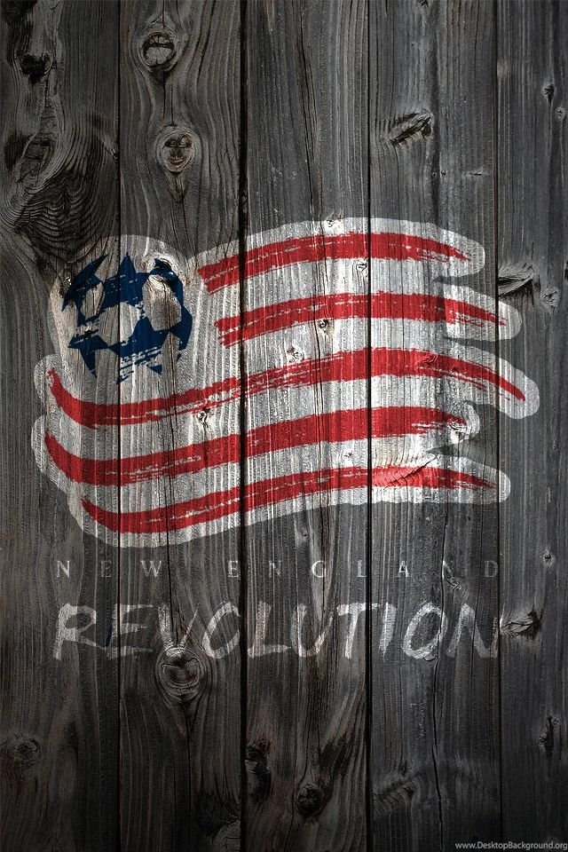 New England Revolution Wood iPhone 4 Backgrounds