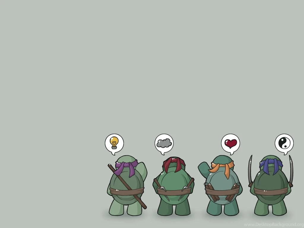 Wallpapers Tmnt Chibi Desktop Backgrounds 1024x768