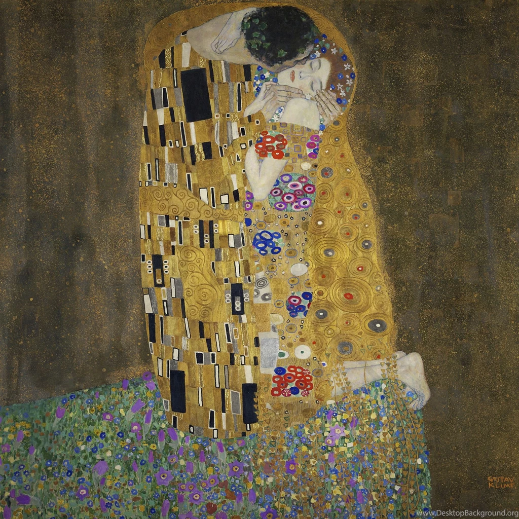 Klimt, Gustav Kiss Wall Mural & Photo Wallpapers Photowall