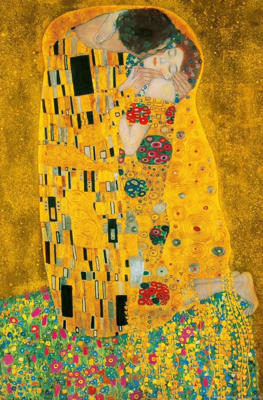 Gustav Klimt   The Kiss, 1907 1908 Wall Mural