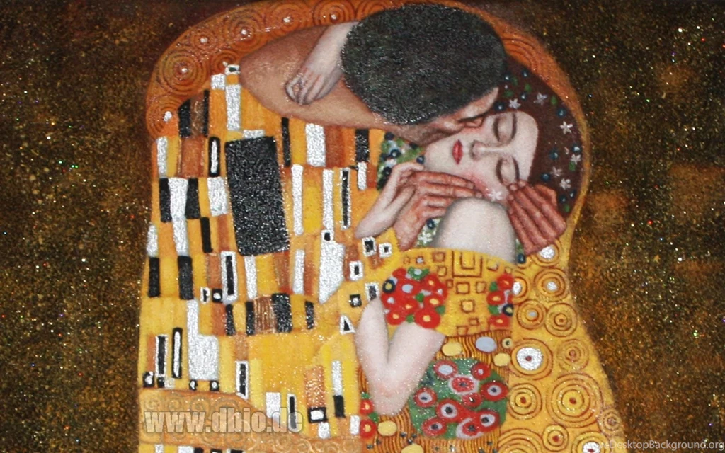 Klimt Wallpapers Der Kuss