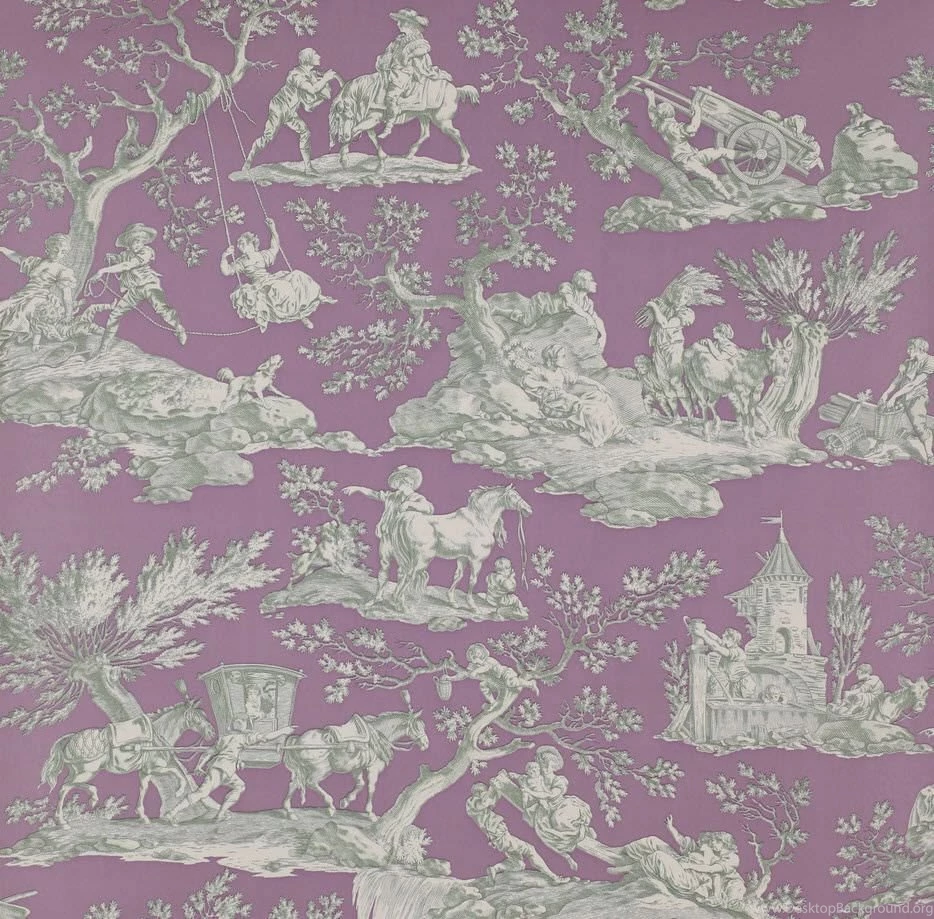 Patterned Wallpapers / Scenic / Paper / Traditional   LA MUSARDIERE ...