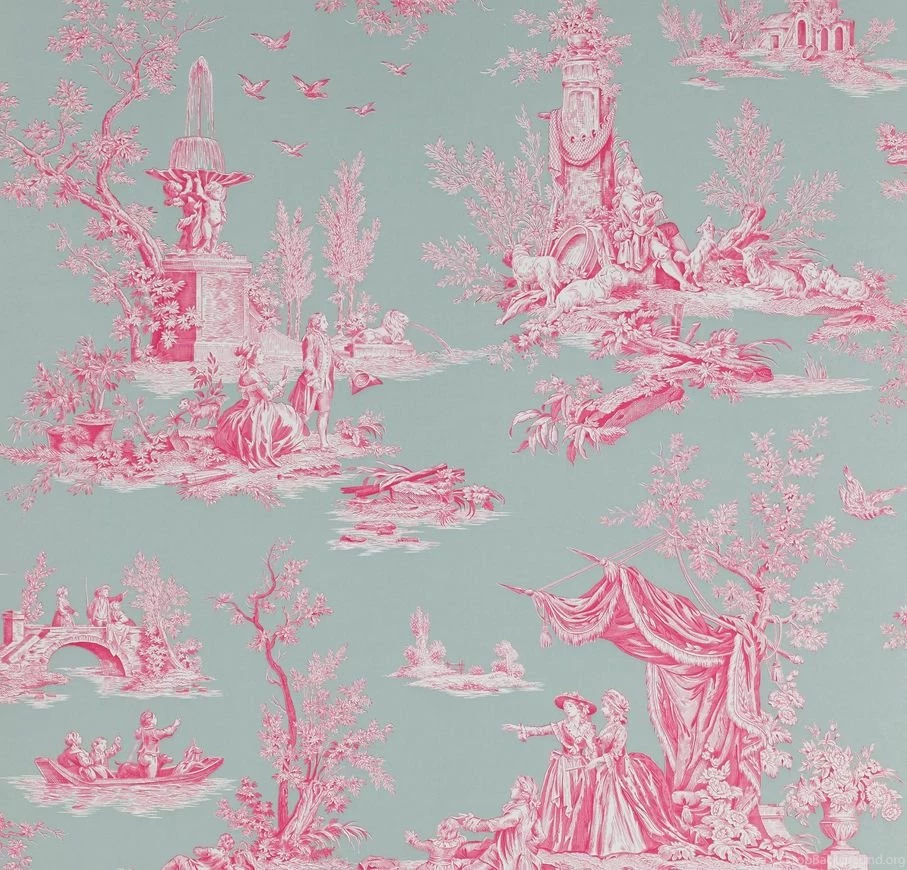 Patterned Wallpapers / Scenic / Paper / Classic   TRIANON : JARDIN ...