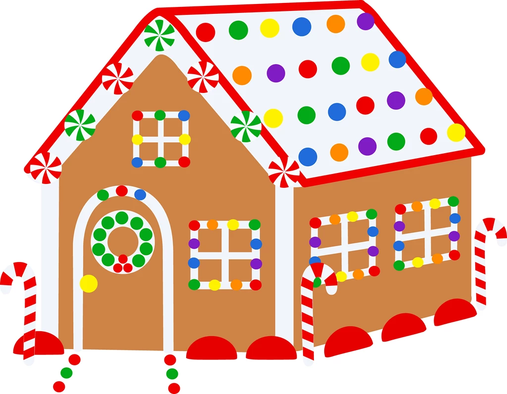 Awesome Free Gingerbread House Clipart K97