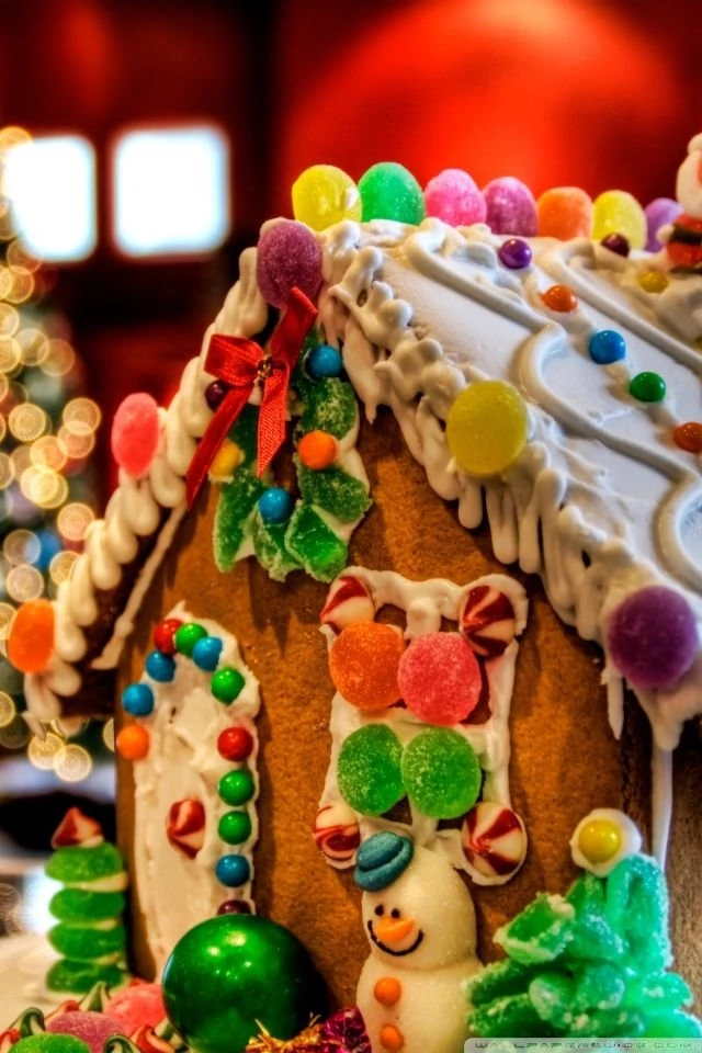Christmas Gingerbread HD Desktop Wallpapers : Widescreen : High ...