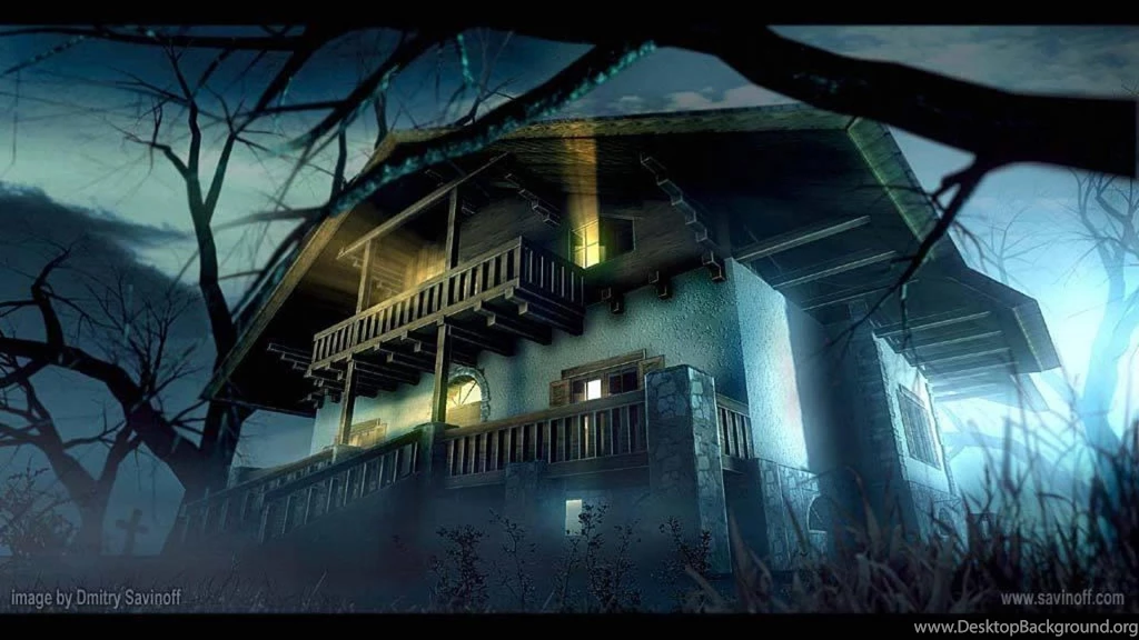 HAUNTED HOUSE WALLPAPER   (