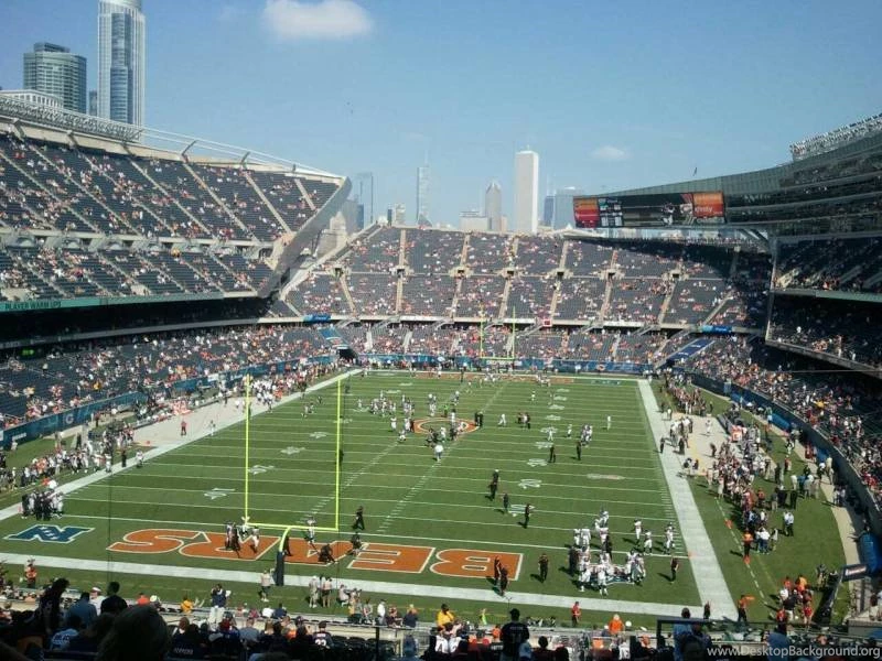 Soldier Field Section 321 Row 9 Seat 20 Chicago Bears Vs Atlanta ...