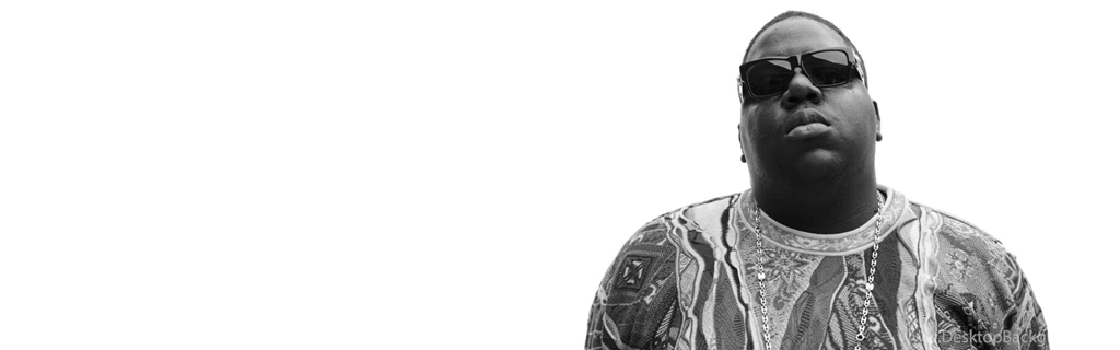 Download Wallpapers 3840x1200 Biggie Smalls, Celebrity, Singer, Bw ...