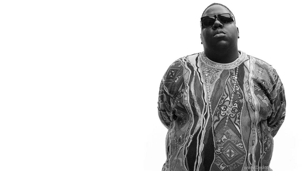 Download Wallpapers 1920x1080 Biggie Smalls, Celebrity, Singer, Bw ...
