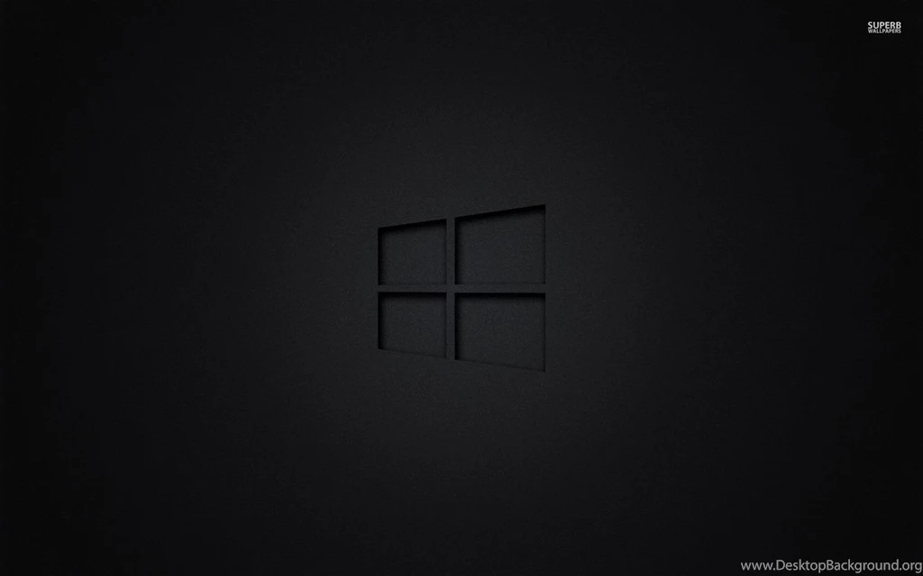 Windows 10 Transparent Logo On Black Wallpapers Computer ...