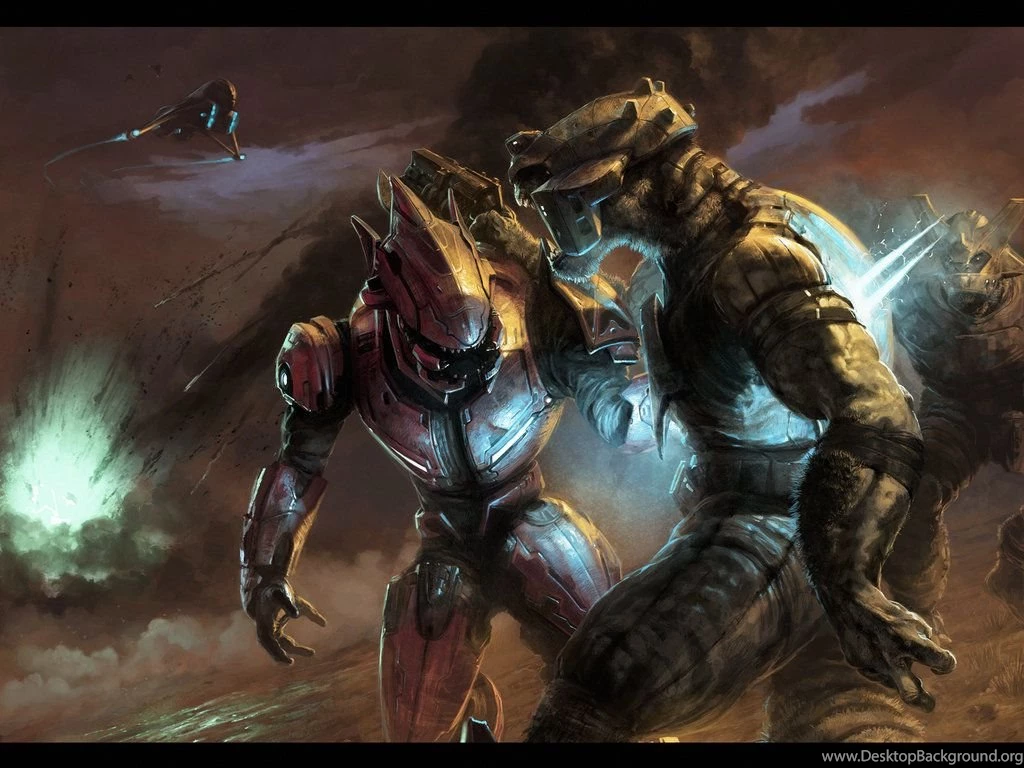 Wallpapers Sword Halo Elite Brute Artwork Banshee Energy Fresh New ...