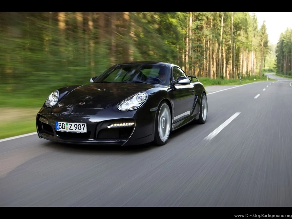 2009 TechArt Porsche Cayman Front Angle Speed 1280x960.jpg