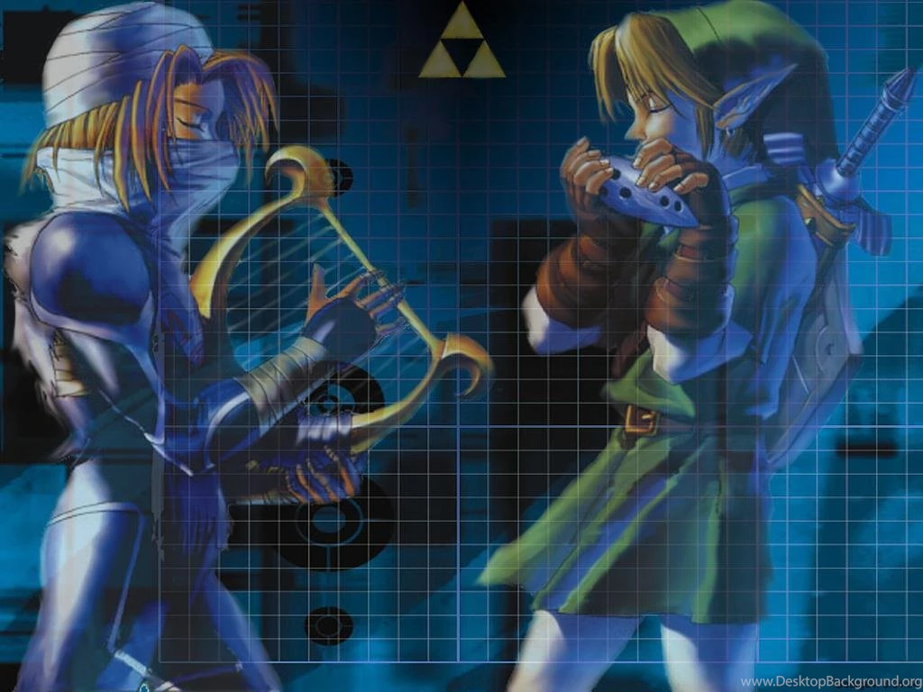 Link The Legend Of Zelda The Legend Of Zelda Ocarina Of Time Sheik ...