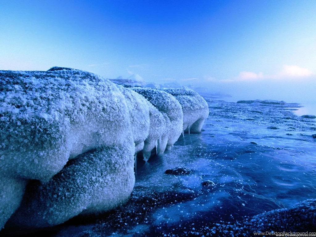 Desktop Wallpapers » Natural Backgrounds » Icebergs, Cook Inlet ...