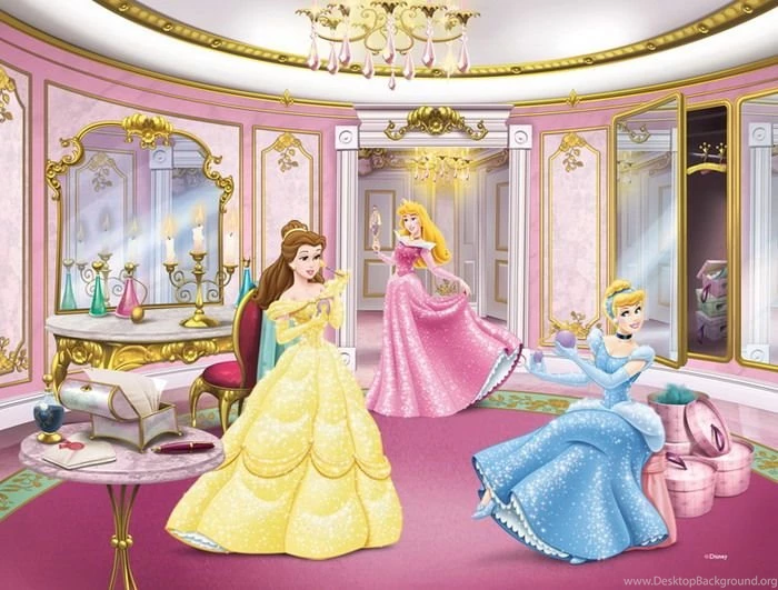 Disney Princess Garden Party Wall Mural   Wallpapers Mural Ideas ...