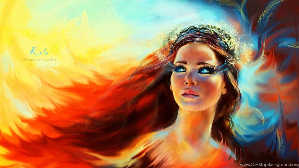 Phoenix Queen Face Free Desktop Wallpapers 1920x1080 : Wallpapers13.com
