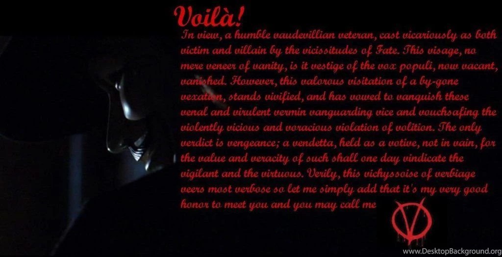 V For Vendetta Wallpapers By RejektedAngel On DeviantArt
