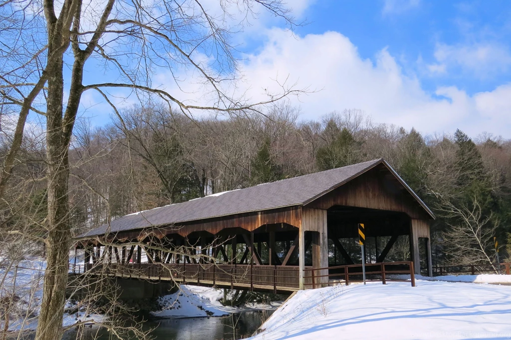 Bridges: Covered Bridge Ohio Water Nature Creek Architecture ...